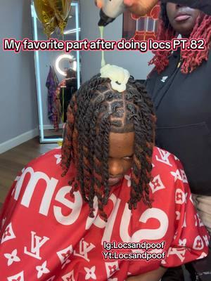 My favorite part after doing locs PT.82 💆🏾‍♂️ Text to book 📲 770-873-7598 #fyp #locandpoof #locs #locstyles #ropetwist #locsatlanta #trending #viraltiktok #loctician #90sthrowback #retwist #viralvideo #barber #