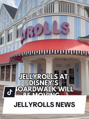 MAJOR DISNEY WORLD NEWS: JELLYROLLS IS MOVING‼️ The legendary dueling piano bar at Disney’s Boardwalk will be CLOSING in the Spring, but we are expecting it to reopen at a different location. Stay tuned for updates! 🎹🎵🎤 How do YOU feel about Jellyrolls moving? Let us know your thoughts ⬇️ #disney #disneyworld #waltdisneyworld #disneynews #disneyupdates #disneymagic #disneytiktok #disneytok 