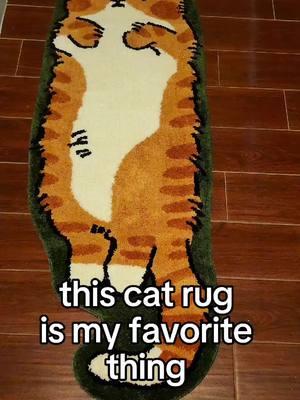 This Cat rug is one of my favorite items ever lol  #fyp #cat #cats #cattok #catlover #catrug #catdecor #catlife #trending #cute #fypシ 