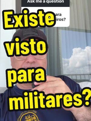 Existem vistos especificos para militares?  #markmoraislaw #greencard #uscis #ajustedestatus #militares 