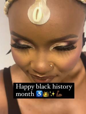 Happy black history month. #disabilitytiktoker #disabilitypride #disabilityisnotinability #blackhistorymonth #NOLIMIT ♿️💎💎✨👑