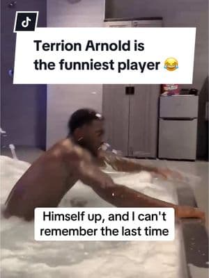 Terrion Arnold is the funniest player 😂 #foryou #fyp #nfl #lions #terrionarnold #commanders #NFLPlayoffs #jaydendaniels #madden #lsu #alabama