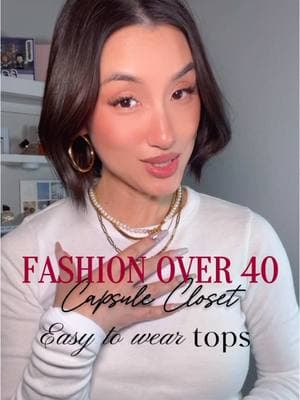 Fashion Over 40: Building a Versatile Closet, Day 1 Creating a timeless, versatile wardrobe starts with the right basics! 💫 Here are my must-have tops that I wear on repeat: Tank Tops – Short and long, perfect for tucking in. Crisp White Poplin Shirt – Ideal for wearing solo or layering. Long Sleeve Crew Neck – Simple, but incredibly versatile. A Good Bodysuit – Always a staple! These are essential pieces for an effortlessly chic look. Stay tuned for Day 2 as we continue building the perfect capsule closet! 👗✨ #Over40Fashion #WardrobeEssentials #CapsuleCloset #TimelessStyle #ClosetBasics #EffortlessFashion #FashionOver40