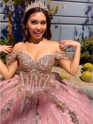 hip hip hooray! it’s your 15th birthday!!!✨💖🥳💖✨#princesabyarianavara Style PR30191✨#princesa #arianavara #arianavaradress #quincedress #quincedresses #quinceañeradress #rosegoldquincedress #pinkquincedress #quincedressshopping #quince #quinceañera #xvaños #xvdress #misquince #vestidosde15 #quincetok #everyoneitsmybirthday 