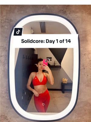 @[solidcore] Day 1 of 14 ❤️ #solidcore #solidcoreworkout #solidcoregym #solidcorereview #grwmroutine #GymTok #GymLife #gymmotivation #oneractive #reformerworkout #pilates #endometriosis #endobelly #bodytransformation 