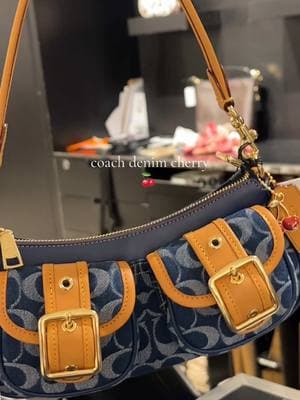 🍒 #coach #coachdenimbag #coachunboxing #foryoupage #viral #fyp #coachbag #newatcoach @Coach #coachbagcollection #coachbaghaul #coachbags 