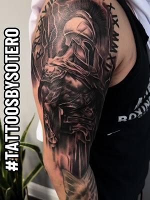 The Gladiator 🔥🔥💪🏽😎customer drove from dallas just to be tattooed by me👏🏽👏🏽👏🏽🙌🏽 #god #dios #diospordelante #creatorsearchinsights #tattoosbysotero #money #tattooideas #abundancia #universo #htx #blessed #believe #houston #houstontattooartist #universe #gladiator2 #gladiator #gladiatortattoo #gladiador #dallas #dallastx #sparta #spartan 