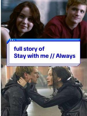 “Stay with me” “Always” is so majorly beautiful and the movies didn’t do it justice at all!! #thehungergames #thg #katniss #peetamellark #everlark #catchingfire #mockingjay 