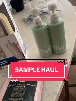 Quick lil TTS sample haul 🛒🛍️ #sample #samples #samplehaul #tts #TikTokShop #tiktokshopaffiliate #tiktokmademebuyit #walkingpad #treadmill #femininegummies #frostbuddythicc #divishampooandconditioner #mensdressshirt #ttsfinds 