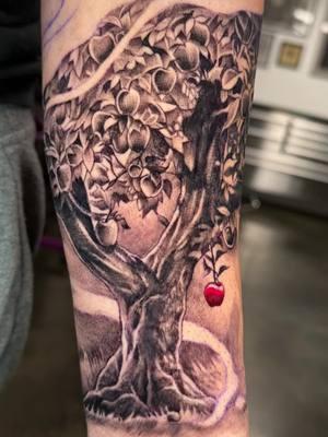 Full Sleeve Tattoo Phase One #Tattoo #artist #inkedup #painter #foryou #blackandgraytattoo #tattooshop #appletree #bigapplenewyork #ihateneedles #asmrtattoo 