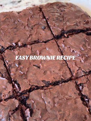 The easiest and best brownies I’ve ever made at home!!🍫👩🏽‍🍳✨ recipe by Handle the Heat: 5 tosp butter 1 1/4 cups sugar 2 eggs plus 1 egg volk 1 tsp vanilla 1/3 cup vegetable oil 3/4 cup cocoa powder 1/2 cup flour 1/8 tsp baking soda 1 tbsp cornstarch 1/4 tsp salt 3/4 cup chocolate chips #brownies #fudgybrownies #chewybrownies #brownierecipe #boxmixbrownies #bakingtiktok #baketok #desserts #Foodie #baking #bakingaesthetic #bakingvideos