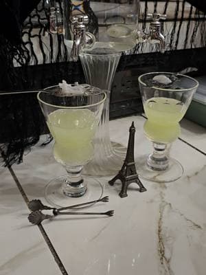 Absinthe night #speakeasy #absinthe #greenfairy #wormwood 