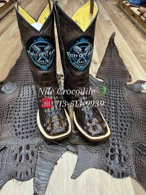 💯 Custom Nile Crocodile Skin Boots  Many more Styles & Colors available ‼️ Please call or stop by for further details. 📦 Nationwide Shipping Available 📬 👢La Hacienda Boot Co.👢 2429 Telephone Rd Houston, Texas 77023  ☎️ 713-514-9939/📱346-510-8311 #lahaciendabootco #custommade  #handmade #boot #botas #houstontx 