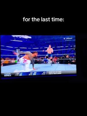 U CANT SEE ME! 😭😭😭 #WWE #johncena #wrestlingtok #WrestleMania #wrestlingtiktok #2025 #farewelltour #onemoretime #forthelasttime #RoyalRumble #royalty #cena #lastone 