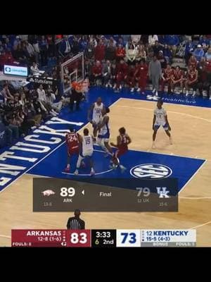 CAL WINS IN ON THE ROAD IN LEXINGTON. #arkansas #basketball #upset #kentucky #cal #comeback #ruparena #fyp 