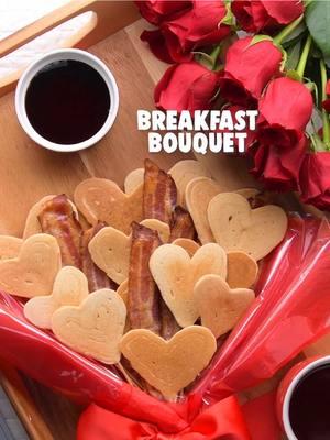 Your romantic Valentine's breakfast in bed just got so much cuter. 🥞❤️ #soyummy #valentines #ValentinesDay #valentinesdaybouquet #valentinesdaybreakfast #breakfastinbed #pancakes #pancakebreakfast #bouquet #ediblebouquet 