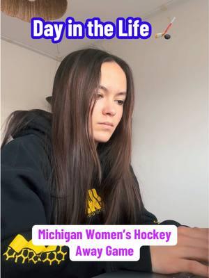 Day in the Life - away game edition! 🏒 #hockey #hockeygirls #hockeyplayer #umich #michigan #hockeythings #michiganhockey #umichhockey #hockeyseason #hockeyboys #NHL 