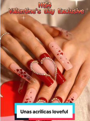 Amo estas uñas porque la puedo usar varias veces y no se dañan #presson #loveful #nails #lovefulnails #Uñas #nailsartvideos #Uñasacrilicas #parati #fypage #TikTokShop #tiktokfinds #loveful #pressonnails