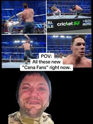 All these "cena Fans" right now lol #johncena #johncenawwe #royalrumble2025 #WWE #wwefan #jeyuso #jeyusowwe #prowrestling #wrestlingtok #wrestlingtiktok #wrestletok #prowrestlingtiktok #wrestletok #CapCut 