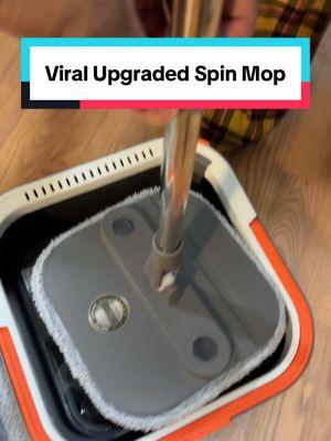 This month works so well! I love the design of this mop! The brush is great for picking up crumbs and hairs, and I really appreciate that there’s no pedal to make it spin. It also stores really easily because it’s square. #spinmop #mopping #squaremop  #spinmopandbucket #squarespinningmop #squarespinmop #viralmop  #springcleaning  #savingmoney  #cleaning #CleanTok #cleaningfloors #cleaningwindows #cleaningwalls #clean #moppingthefloor