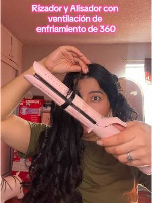 Rizador y Alisador con ventilación de enfriamiento de 360 para que no se te queme el pelo #rizador #alisador #rizadoradecabello #alisadoradecabello #titaniumstyler #curlingiron #hairstraightener #titanium #sucelysosa #parati #fyp #duocurlingiron 