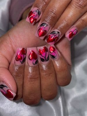 #creatorsearchinsights  Home nail tech location south ozone park text 929-354-4678 to book an appointment. #ValentinesDay #fypシ #homenailtech #queensnailtech 