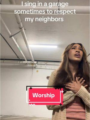 I love to worship the Lord!! I pray that I may be able to do it all the time. I don’t sing in my apartment because I don’t want to disturb my neighbors. #worship #worshipteam #christianitytiktok #christianwoman #singinginpublic #singersoftiktok 