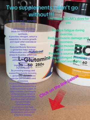 #supplements #bcaapowder #lglutaminepowder #nutricostsupplements #lovinthem #GymTok #musclemommy 