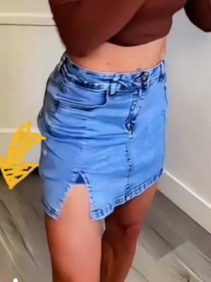 #tiktok #TikTokShop #giftforher #denimskort #skort #jeanskirt #springfashion #denimskirt 