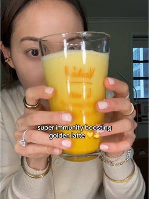 Golden Turmeric Latte the LAZY WAY! He teaches me how to do it 🍯 Ingredients 	•	1 cup coconut milk 	•	¼ teaspoon ground turmeric 	•	pinch of cinnamon 	•	pinch of black pepper 	•	1 tsp honey and/or maple syrup #collagen #turmeric #goldenlatte #indianfood #collagenlatte #antiinflammatory #antiinflammatorydiet