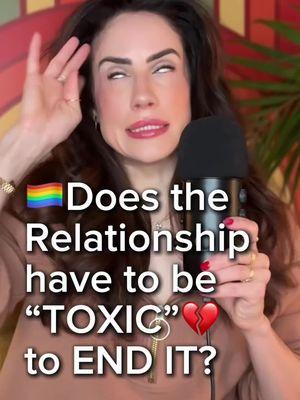 🏳️‍🌈DM me “Breakup” to get the whole video podcast. 🤍 💔🏳️‍🌈Something doesn’t have to be totally toxic to end it. It’s DATING. You CAN breakup and start over…Why? There can be two good people, but you can realize something is just not right for you and walk away (even though it’s hard). #wlwbreakup #lesbianbreakup #wlw #LoveIsLove #lesbianpodcast #lesbianbreakup #CapCut 