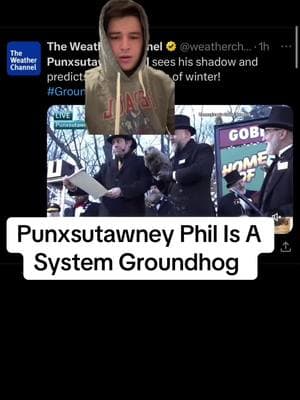 punxsutawney phil is not right #groundhogday #groundhogday2024 #groundhogday2025 #punxsutawney #punxsutawneyphil #statenislandchuck 