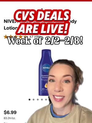 CVS deals you can grab for the week of February 2nd through February 8th! @@CVS Pharmacy##cvs##cvscouponing##cvsdeals##cvspartner##AD##couponing##couponer##savingmoney##couponingdealsthisweek##coupons##couponcommunity##couponingforbeginners##fyp##livycoupons##foryoupagе##foryou##howtocoupon##savings##couponingtiktok