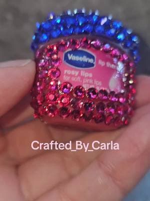 Another cold day, another tiny tub of moisturizer! Have you ordered yours yet? Maybe you want a larger one? Different color scheme? Let me know! 💋 #vaselineliptherapy #liptherapy #bling #rhinestone #rosylips #lips #therapy #vaseline #hands #skin #lipcare #handcare #skincare #soft #softskin #softlips #pink #accessories 🎀 #lip #lipfiller #liptint #original #miniature  I'm always open for customs, so please don't hesitate to reach out to me if you want to purchase one of my creations and maybe customize it, too. I'm here for it! 💖