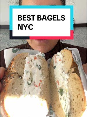 This is my favorite bagel order and the best bagel place in midtown NYC! #nyc #nycbagels #nycbagel #nycbagelorder #bagels #bagelorder 