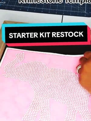 starter kits restocked!!  #ddbydani #blinghive #hotfixrhinestones #rhinestonestarterkit 