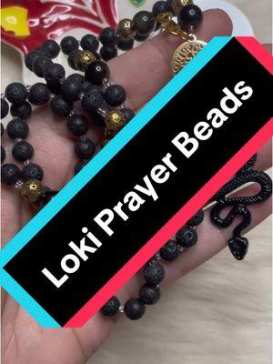 Prayer Beads for Loki (available) #prayerbeads #pagan #witch #loki