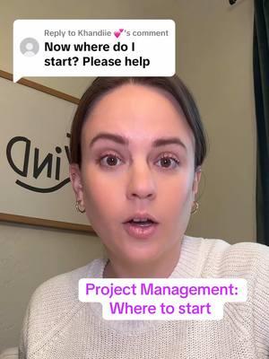 Replying to @Khandiie 💕 how to start in project management #projectmanagement #projectmanager #pm #pmi #pmp #jobs #career #careeradvice #tech #heathcare #construction #pmo 