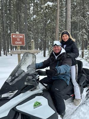 Big Sky Day 5 🏔️ West Yellowstone Snowmobiling, Meadow Creek Lodge for Lunch & Dinner at Alpenglow!  #montana  #bigsky  #westyellowstone  #yellowstone  #idaho  #snowmobiling  #alpenglow  #montage  #thecorral 