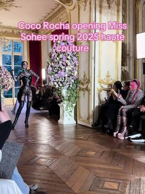 I loved this one so much, for more go read my profile of the designer in W Mag #fashion #couture #hautecouture #maximalism #misssohee #model @Coco Rocha 