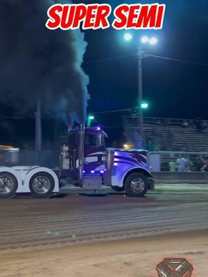 “Grape Ape” Super Semi #cspullingpromotions #promote365 #diesel #fullpull #semi #bigrig #semipulling #sledpulling #pullingsled #pullingtruck #supersemi #chromedepot #pull