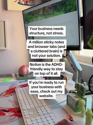 Running your business should not have you in the weeds. There is an easier way! #adhd #adhdbusinessowner #businessowner #solopreneur #notion 