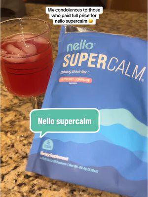 Run don’t walk!!!  #nello #nellosupercalm #ashwagandha #ksm66ashwagandha #supercalm #nellosale  #vitamins #tiktokshoploveatfistfind 