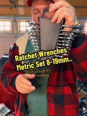 Ratchet wrench set..  Metric from 8mm to 19mm..  Great deal!  Chrome and comfortable!  #ratchetwrench #cooltools #chrome #trucker #mechanic #DIY #automotive 