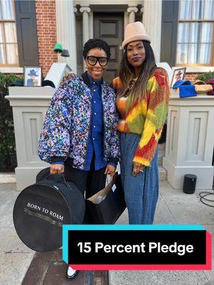 #15PercentPledge Event!!!  @borntoroamshop @Soul Food Candle Co. @Ami Colé #fyp #foryou #foryoupage #fashion