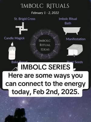 ✨Blessed Imbolc✨🖤🕯️ here are some ways to work with the energy today.  .   #wildrootsmagick     #witchyaf  #witchytips   #quantumwitch   #imbolc   #imbolc2025    #imbolcblessings    #imbolcaltar    #imbolcritual    #witchywildandfree   #moonmagick    #themoonmademedoit   #witchtok2023  #witchtok2022   #imbolc2022   #samhain2021   #mabon2021   #yule2021     #babybarndo     #homesteadinglife  #simpleluxury    #livingauthentically  #sustainableliving  #seasonalliving  #winterwonderland   