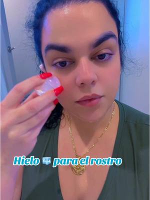 Hielo para el rostro #hieloterapia 