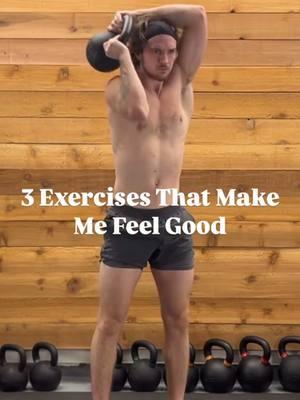 3 Exercises That Make Me Feel Good 😊  I like when the exercises I do in my workouts come-in-handy for me elsewhere in life. That’s the benefit of getting creative. You feel good and move well. If you want to turn this into a workout like I did, perform 3-4 sets of 8 reps (each side where necessary) of each exercise. Rest 1-2 minutes between sets.  #jeremyfunctionalfit #kettlebell #exercises #functionalfitness #movement