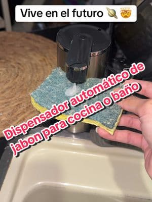 Dispensador de jabón para baño o cocina #dispensador #dispensadorautomatico #dispensadorjabon #cocina #baño #homeaccessories #dispenser #autodispenser #Tiktokshoploveatfirstfind #tiktokshopjumpstartsale #hispanictiktok #latinosenusa #parati #fyp  