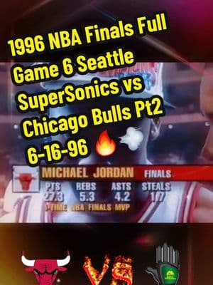 1996 NBA Finals Full Game 6 Seattle SuperSonics vs Chicago Bulls Pt2 6-16-96 #1996 #90s #90sthrowback #90sbasketball #NBA #basketball #nbafinals #game6 #fullgame #chicago #chicagobulls #bulls #seattle #supersonics #sonics #part2 #pt2 #michaeljordan #tvmichaeljordan #airjordan #airjordan11 #jordans  #scottiepippen #dennisrodman #theglove #garypayton #shawnkemp #dunk #3pointer #layup #rivals #bullsvssonics #sonicsvsbulls #ronharper #stevekerr #tonikukoc #billcartwright #johnpaxson #fyp #fypシ #fypage #fypシ゚viral #foryou #foryoupage #blowup #blowthisup #goviral #michaeljordanbulls23 #michaeljeffreyjordan #mj #jordan #jordans #jordan11 #jordan11s @Chicago Bulls @Dennis Rodman @Scottie Pippen @Gary Payton II @GaryPayton 